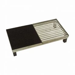 Plus A/S Plus Cubic Rist Inkl. Måtte M/stålramme M/stillesko 8,0cm - B 40 Cm X H 40 Cm - Sort