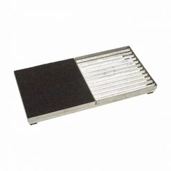 Plus A/S Plus Cubic Rist Inkl. Måtte M/stålramme M/stillesko - B 40 Cm X H 40 Cm - Sort