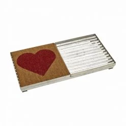 Plus A/S Plus Cubic Rist Inkl. Måtte M/stålramme M/stillesko - B 40 Cm X H 40 Cm - M. Hjerte