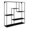 Homeshop Hylde Med Sort Ramme Og Sorte Hylder 85x85x18 Cm - 4282010 -homeshop butik unnamed file 1283
