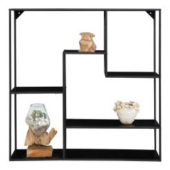 Homeshop Hylde Med Sort Ramme Og Sorte Hylder 85x85x18 Cm - 4282010 -homeshop butik unnamed file 1285