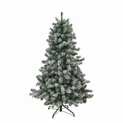 Juletræ Kunstig PVC FROST M/sne, Klasse B+, 180x118 Cm M/LED NORDIC WINTER