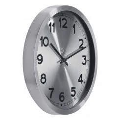 Sompex Vægur Chicago Silver-Sort Ø30,5