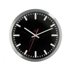 Sompex Vægur Nevada Sort-Silver-Hvid