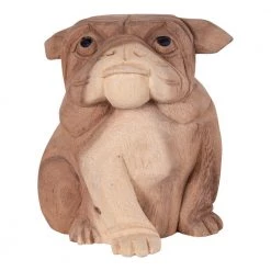 Homeshop Bulldog I Suar Træ - 4501110