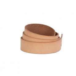 Homeshop 2 Lysebrune Læder Stropper 120x2,5 Cm - 4292020