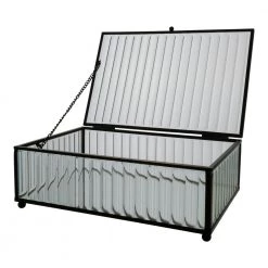 Homeshop Boks I Glas Og Sort Metal 13x20x7 Cm - 4442055 -homeshop butik unnamed file 1999