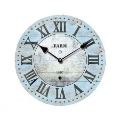 Sompex Vægur Farm Blå-Sort-Hvid