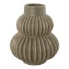 Homeshop Vase I Grå Keramik M. Riller Ø13,5x16 Cm - 4441090 -homeshop butik unnamed file 2068