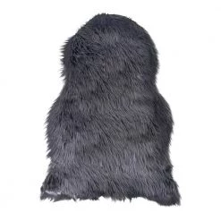 Homeshop Imiteret Lammeskind I Grå 50x85 Cm - 3981133