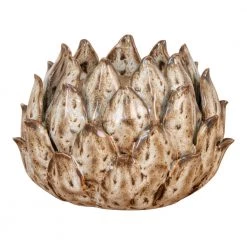 Homeshop Keramisk Fyrfadsstage I Reaktivt Glasering Ø12x9 Cm - 4561151