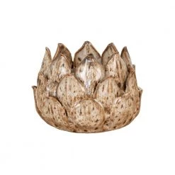 Homeshop Keramisk Fyrfadsstage I Reaktivt Glasering Ø8,5x6 Cm - 4561150