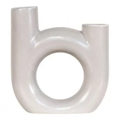 Homeshop Vase I Hvid Keramik, 13,5x14,5 Cm - 4561050