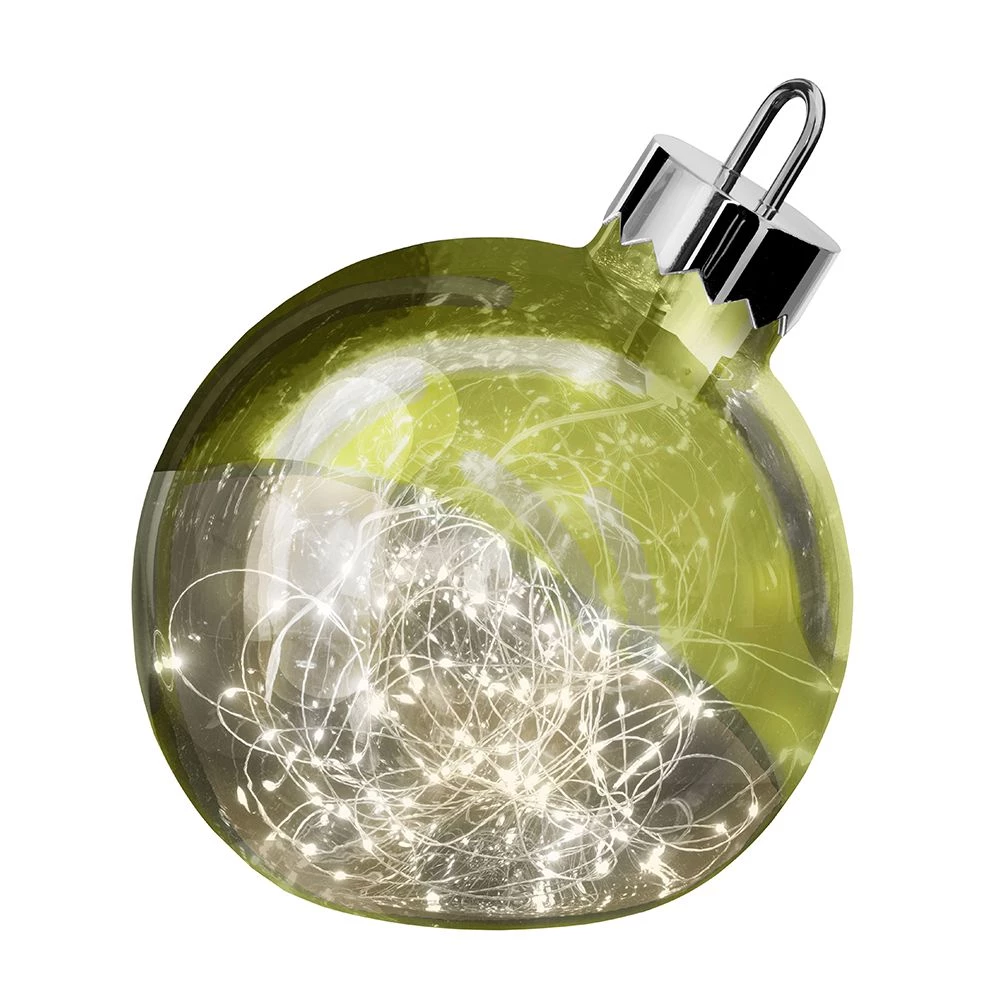 Sompex Dekorationskugle Ornament Grøn Højde 30 Cm Krom-Grøn 3 Sompex Dekorationskugle Ornament Grøn Højde 30 Cm Krom-Grøn