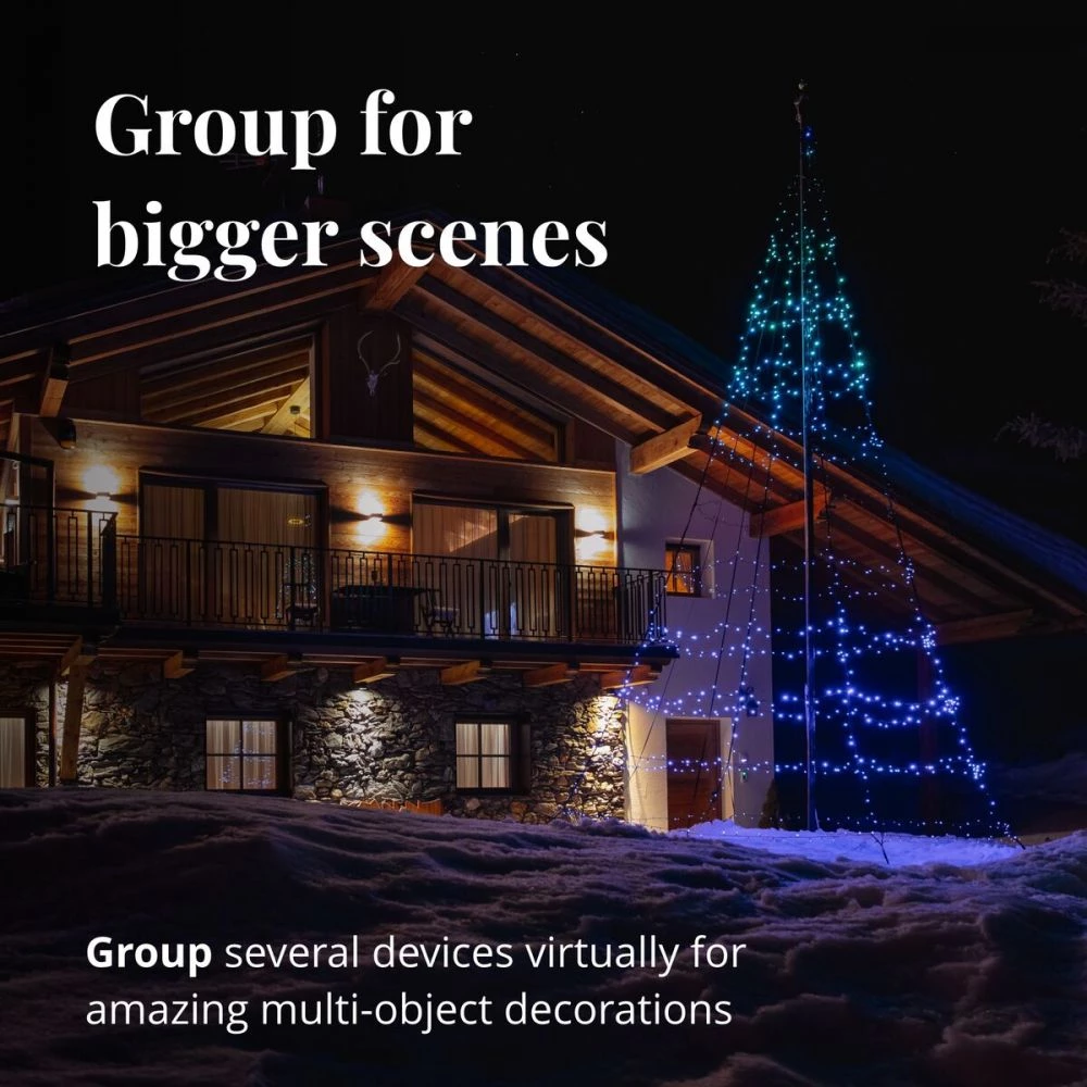 Twinkly Lyskæde - Lys Træ 3m 500 LED Inkl. Stang GEN II 8 Twinkly Lyskæde - Lys Træ 3m 500 LED Inkl. Stang GEN II - Billede 6