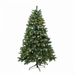Juletræ Kunstig PVC ASKE, Klasse B+, 180x118 Cm M/LED NORDIC WINTER