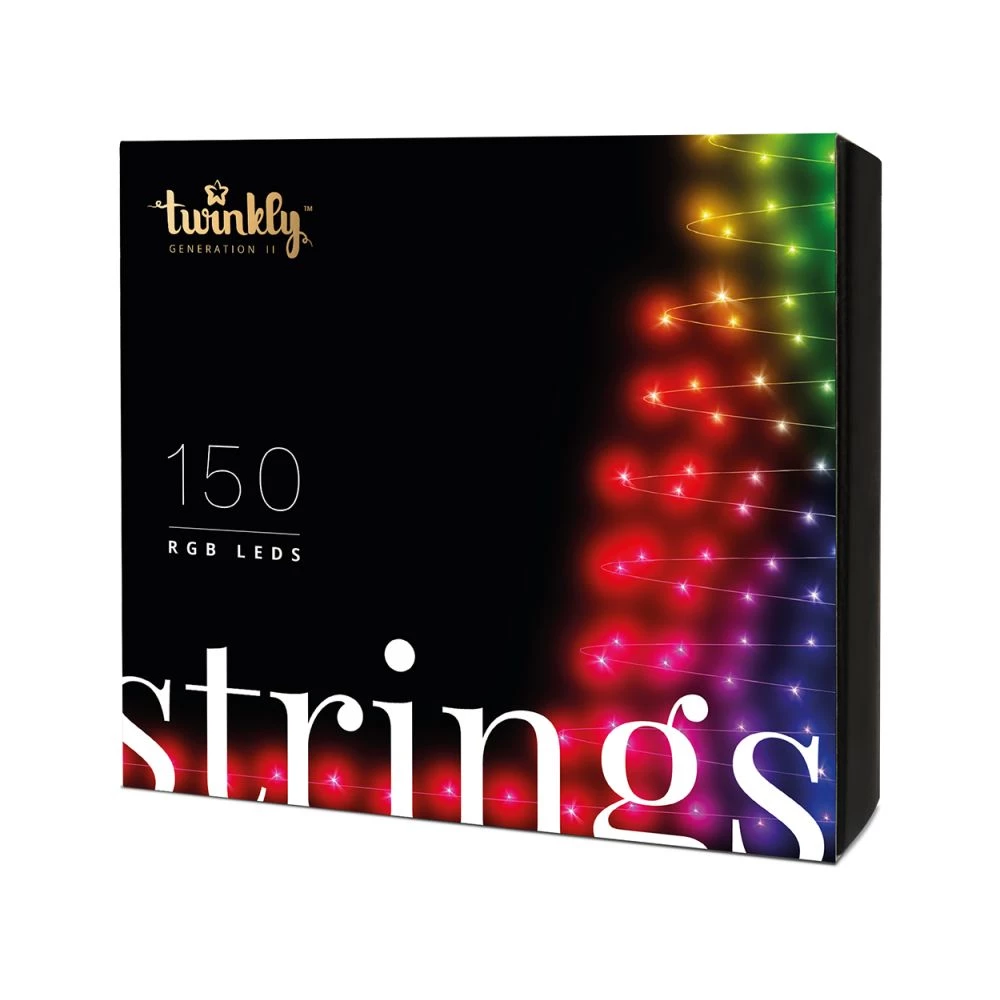 Twinkly String Smart Lyskæde 150 LED - Version 2.0 - 2019 Udgave 3 Twinkly String Smart Lyskæde 150 LED - Version 2.0 - 2019 Udgave