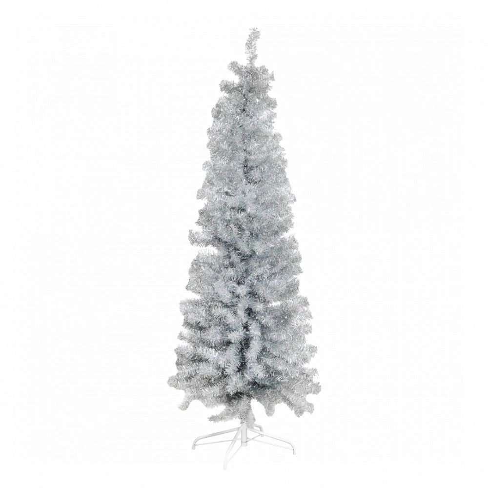 Juletræ Kunstig Smalt PVC BLING, Klasse C, 180X68 Cm U/LED, Sølv NORDIC WINTER 3 Juletræ Kunstig Smalt PVC BLING, Klasse C, 180X68 Cm U/LED, Sølv NORDIC WINTER