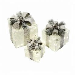 Nordic Winter Julepakker Med Lys, Sæt Af 3 Stk. Hvid 230V 7 Nordic Winter Julepakker Med Lys, Sæt Af 3 Stk. Hvid 230V -homeshop butik unnamed file 644