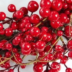 Nordic Winter Kunstig Krans Ø60 Cm Med Røde Bær -homeshop butik unnamed file 703