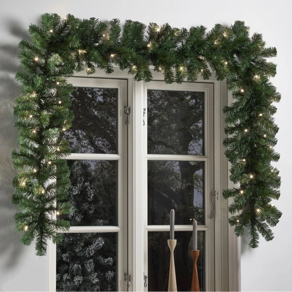 Nordic Winter Kunstig Granguirlande Mix 230V, 240 Cm, Kan Serieforbindes 4 Nordic Winter Kunstig Granguirlande Mix 230V, 240 Cm, Kan Serieforbindes - Billede 2