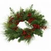 Nordic Winter Kunstig Krans Ø60 Cm Med Bær Og Nåle -homeshop butik unnamed file 717