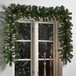 Granguirlande Kunstigt NORDIC WINTER 270 Cm Med Lys, Batteri - 780-012 -homeshop butik unnamed file 730