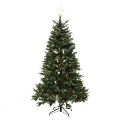 Juletræ Kunstig PE/PVC LIFA, Klasse A+, 180x122 Cm M/LED Og Stjerne NORDIC WINTER