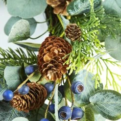 Nordic Winter Kunstig Krans Ø50 Cm Med Blåbær -homeshop butik unnamed file 771