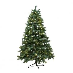 Juletræ Kunstig PVC ASKE, Klasse B+, 300x188 Cm M/LED NORDIC WINTER