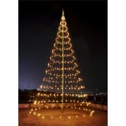 Veli Line Flagstangs Net Lys 8 X 3,5 M.480varm Hvide Led.