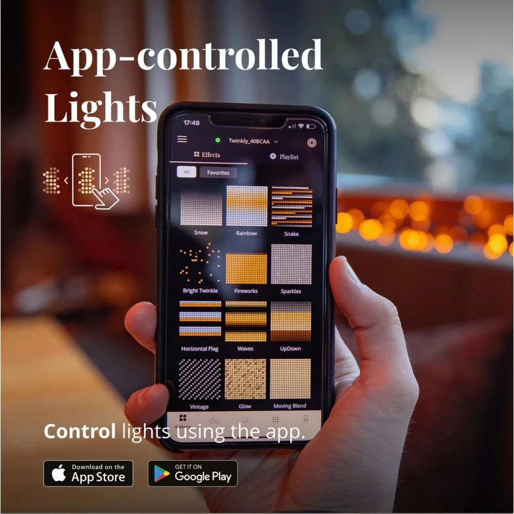 Twinkly Istapper 190 LED Varm Hvid GEN II 16 Twinkly Istapper 190 LED Varm Hvid GEN II - Billede 15